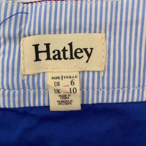 Hatley Womens Knee Skirt Size 6 Cotton Graphic Elephant Print Pink‎ Blue - Picture 3 of 13
